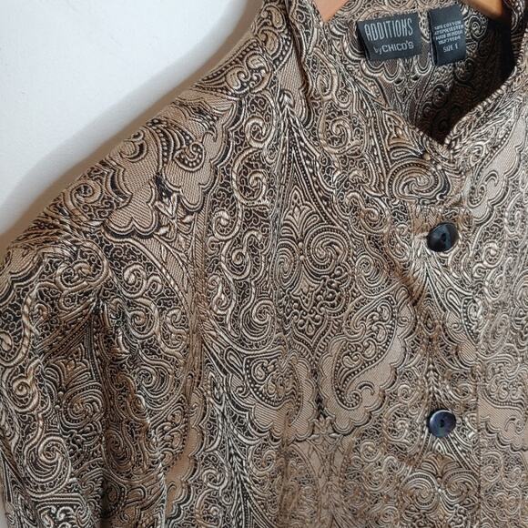 Additions By Chico’s Fancy Taurus Jacket, M/8 NWT - Picture 2 of 11